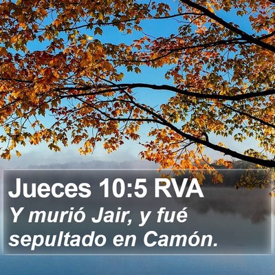 Jueces 10:5 RVA Bible Verse Image