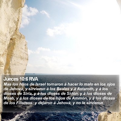Jueces 10:6 RVA Bible Verse Image