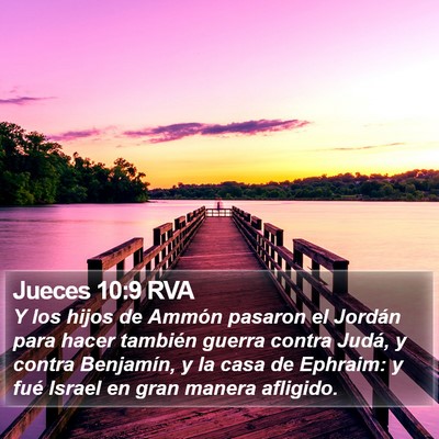 Jueces 10:9 RVA Bible Verse Image