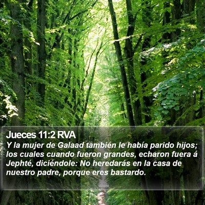 Jueces 11:2 RVA Bible Verse Image