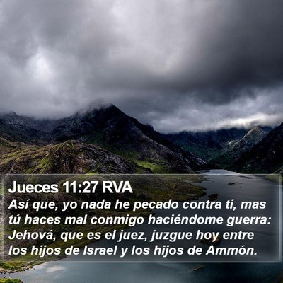 Jueces 11:27 RVA Bible Verse Image