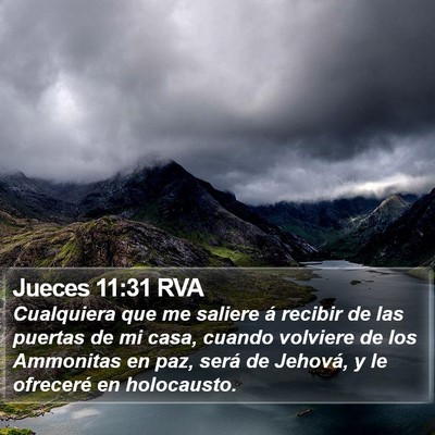 Jueces 11:31 RVA Bible Verse Image