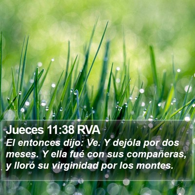 Jueces 11:38 RVA Bible Verse Image