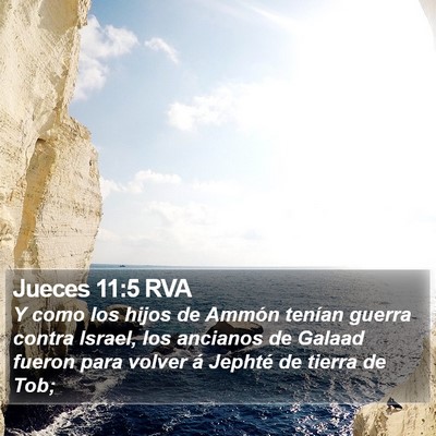 Jueces 11:5 RVA Bible Verse Image