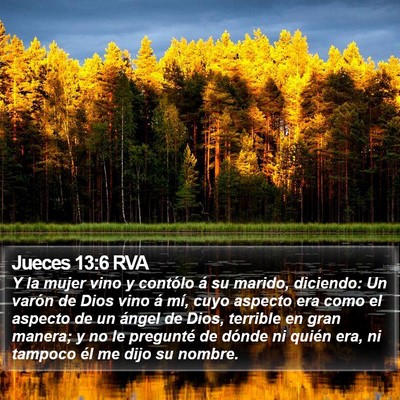 Jueces 13:6 RVA Bible Verse Image