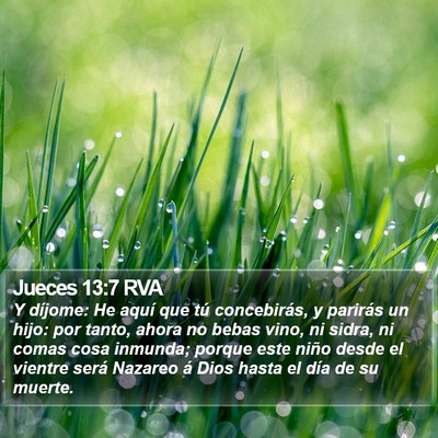 Jueces 13:7 RVA Bible Verse Image