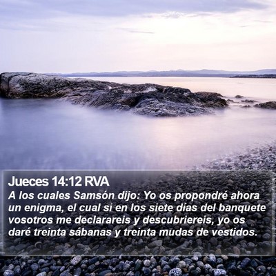 Jueces 14:12 RVA Bible Verse Image