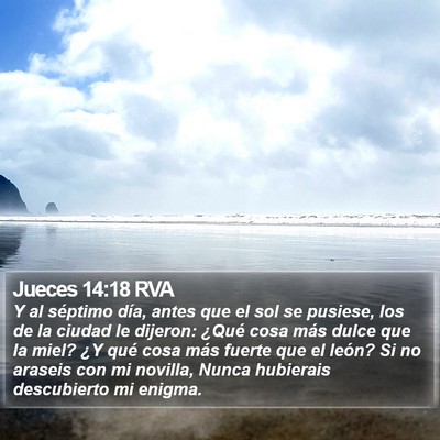 Jueces 14:18 RVA Bible Verse Image