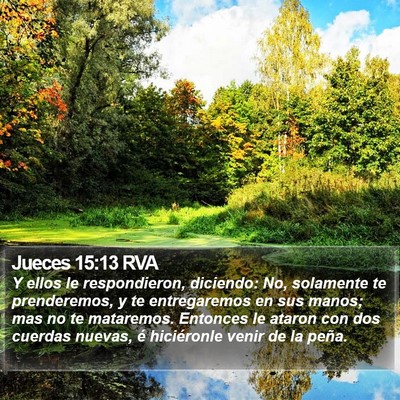 Jueces 15:13 RVA Bible Verse Image