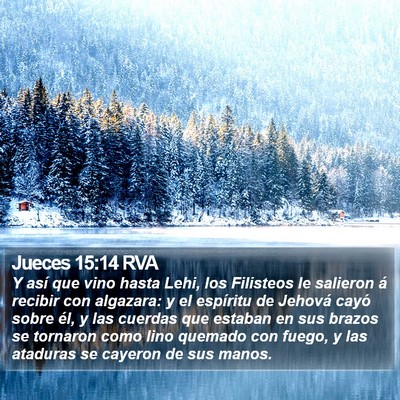 Jueces 15:14 RVA Bible Verse Image