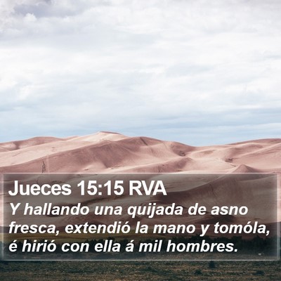 Jueces 15:15 RVA Bible Verse Image