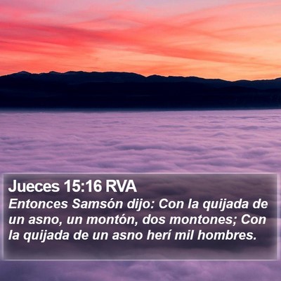 Jueces 15:16 RVA Bible Verse Image