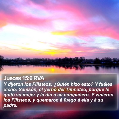 Jueces 15:6 RVA Bible Verse Image