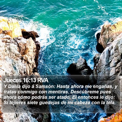 Jueces 16:13 RVA Bible Verse Image
