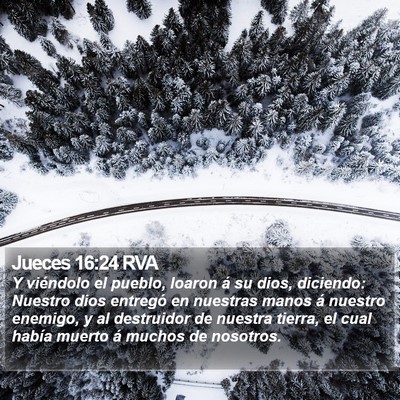 Jueces 16:24 RVA Bible Verse Image