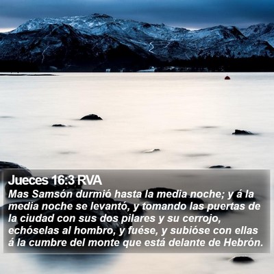 Jueces 16:3 RVA Bible Verse Image
