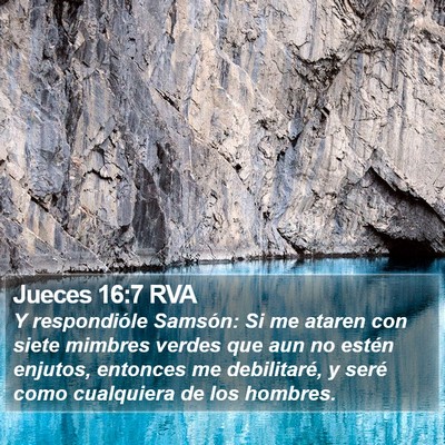 Jueces 16:7 RVA Bible Verse Image