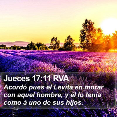 Jueces 17:11 RVA Bible Verse Image
