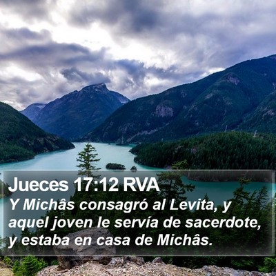 Jueces 17:12 RVA Bible Verse Image