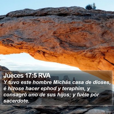 Jueces 17:5 RVA Bible Verse Image