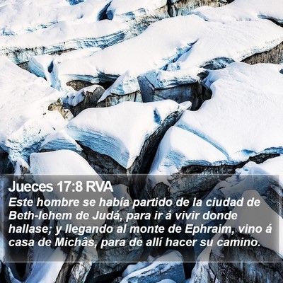 Jueces 17:8 RVA Bible Verse Image