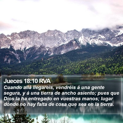 Jueces 18:10 RVA Bible Verse Image