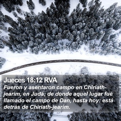 Jueces 18:12 RVA Bible Verse Image