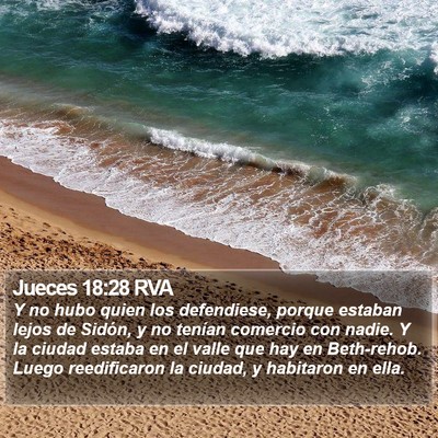 Jueces 18:28 RVA Bible Verse Image