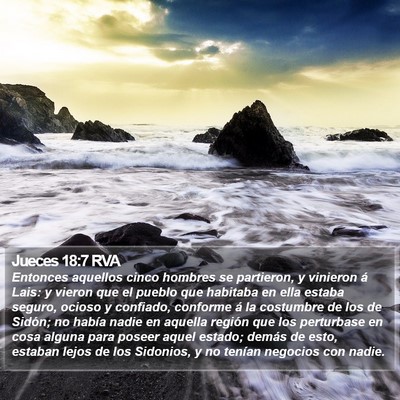 Jueces 18:7 RVA Bible Verse Image