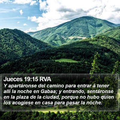Jueces 19:15 RVA Bible Verse Image