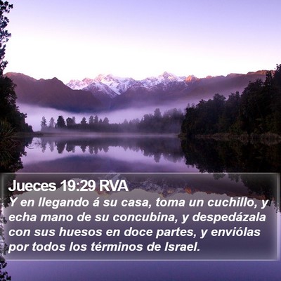 Jueces 19:29 RVA Bible Verse Image