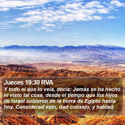 Jueces 19:30 RVA Bible Verse Image
