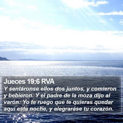 Jueces 19:6 RVA Bible Verse Image