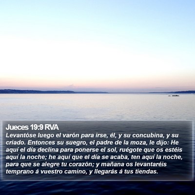 Jueces 19:9 RVA Bible Verse Image