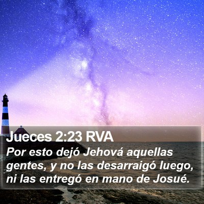 Jueces 2:23 RVA Bible Verse Image
