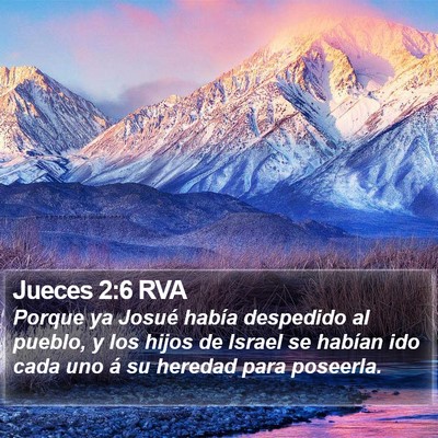 Jueces 2:6 RVA Bible Verse Image