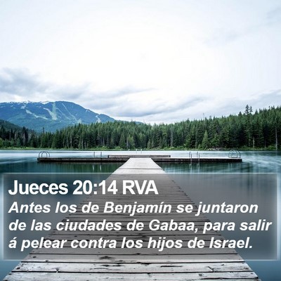 Jueces 20:14 RVA Bible Verse Image