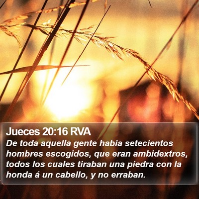 Jueces 20:16 RVA Bible Verse Image