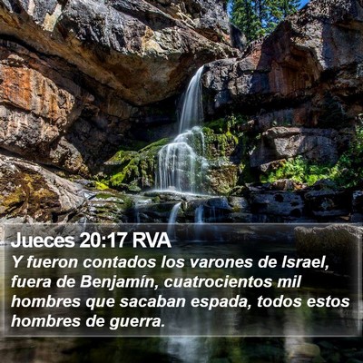 Jueces 20:17 RVA Bible Verse Image