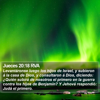 Jueces 20:18 RVA Bible Verse Image