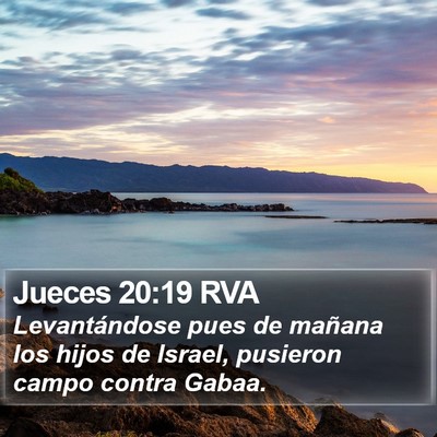 Jueces 20:19 RVA Bible Verse Image