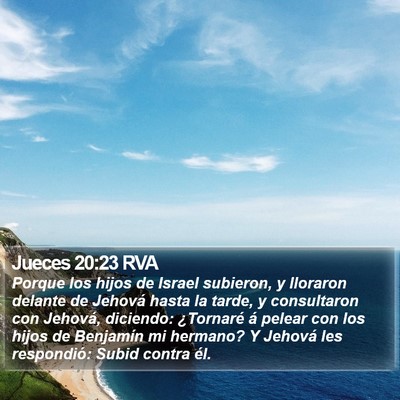 Jueces 20:23 RVA Bible Verse Image