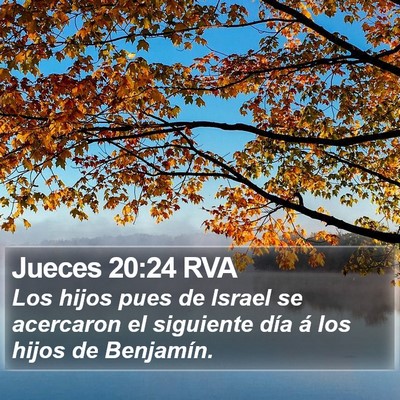 Jueces 20:24 RVA Bible Verse Image