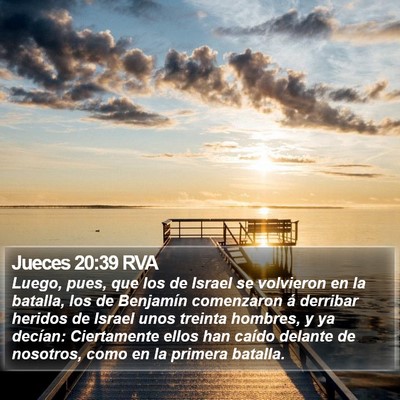 Jueces 20:39 RVA Bible Verse Image