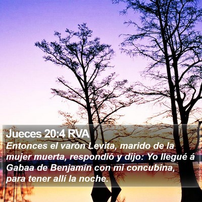 Jueces 20:4 RVA Bible Verse Image