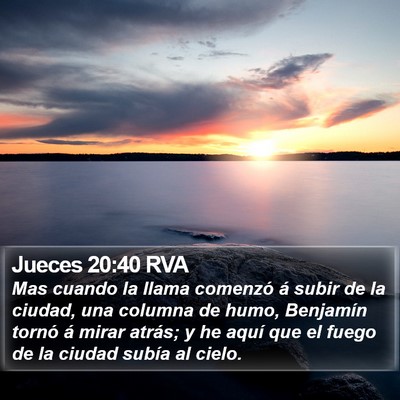 Jueces 20:40 RVA Bible Verse Image