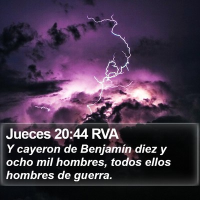 Jueces 20:44 RVA Bible Verse Image