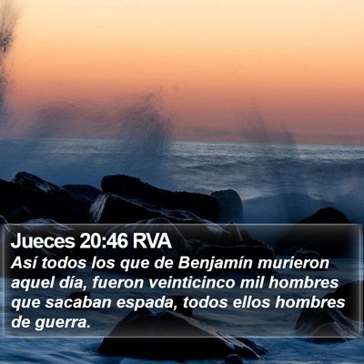 Jueces 20:46 RVA Bible Verse Image