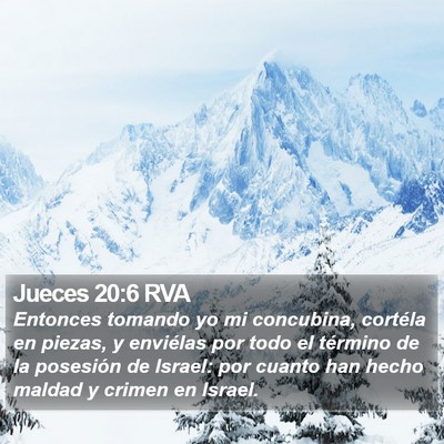 Jueces 20:6 RVA Bible Verse Image