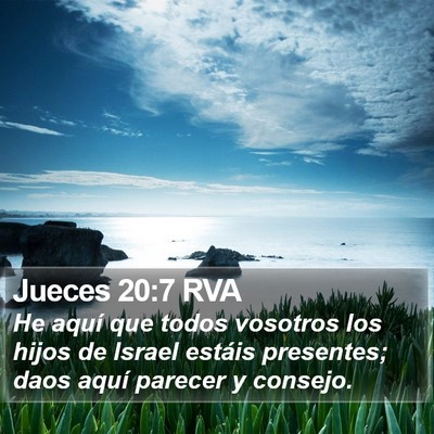 Jueces 20:7 RVA Bible Verse Image